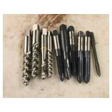 Lot of (10) Taps and Spiral Flute Taps