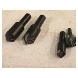 Lot of (4) Countersink Bits