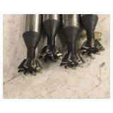 Lot of (4) 16-60HSS Dovetail Milling Cutter