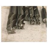 Lot of (5) Double-Sided End Mill Bits 3/8-3/8, 1/2-1/2, 5/8, 5/16-3/8, 1/8-3/8, 1/4-3/8