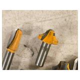 Lot of (8) Router Bits