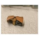 Lot of (2) 19.5mm Carbide Drill Tip Inserts