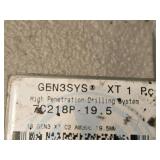 Lot of (2) 19.5mm Carbide Drill Tip Inserts