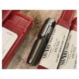 Lot of (5) Taper Pipe Taps (in original packaging)