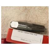 Lot of (5) Taper Pipe Taps (in original packaging)