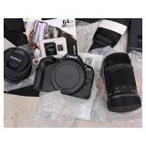 Canon EOS Camera Kit - Camera Body, 55-210 Zoom Lens, 18-45 Lens, Memory Chip, Battery, Charger, Camera Bag Canon EOS Camera Kit - Camera Body, 55-210 Zoom Lens, 18-45 Lens, Memory Chip, Battery, Charger, Camera Bag