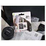 Canon EOS Camera Kit - Camera Body, 55-210 Zoom Lens, 18-45 Lens, Memory Chip, Battery, Charger, Camera Bag Canon EOS Camera Kit - Camera Body, 55-210 Zoom Lens, 18-45 Lens, Memory Chip, Battery, Charger, Camera Bag