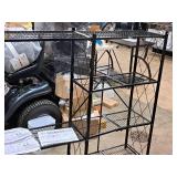 Origami Shelving Unit | Fold-Up | 4-Tier with (2) Extender Shelves and 2" Caster Wheels Origami Shelving Unit | Fold-Up | 4-Tier with (2) Extender Shelves and 2" Caster Wheels