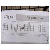 Origami Shelving Unit | Fold-Up | 4-Tier with (2) Extender Shelves and 2" Caster Wheels Origami Shelving Unit | Fold-Up | 4-Tier with (2) Extender Shelves and 2" Caster Wheels