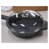 Cast Iron Non-Stick 4.5-qt Fryer with Glass Lid - Kitchen HQ (in original packaging) Cast Iron Non-Stick 4.5-qt Fryer with Glass Lid - Kitchen HQ (in original packaging)
