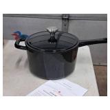 Covered Cast Iron 3.5-qt Sauce Pan - Cook Covered Cast Iron 3.5-qt Sauce Pan - Cook