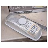 Lot of (2) Assorted Butter Dishes (in original packaging) Lot of (2) Assorted Butter Dishes (in original packaging)