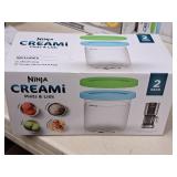 Ninja Creami Pints & Lids 2-piece (in original packaging) Ninja Creami Pints & Lids 2-piece (in original packaging)