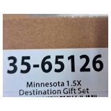 Totally Bamboo Minnesota 1.5X Destination Gift Set - Destination Board, Cheese Tool, Salt Box & Cooking Spoon Set (in original packaging) Totally Bamboo Minnesota 1.5X Destination Gift Set - Destination Board, Cheese Tool, Salt Box & Cooking Spoon Set (in original packaging)