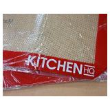 Lot of (4) Kitchen HQ Silicone Baking Mats 11-1/2"x16-1/2" (Red Edge) (in original packaging) Lot of (4) Kitchen HQ Silicone Baking Mats 11-1/2"x16-1/2" (Red Edge) (in original packaging)