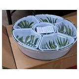 Improvements Serving Tray / Turntable Set of 7 Melamine (in original packaging) Improvements Serving Tray / Turntable Set of 7 Melamine (in original packaging)