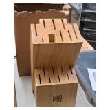 Miracle Blade Wooden Knife Block (in original packaging) Miracle Blade Wooden Knife Block (in original packaging)