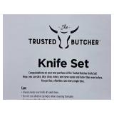 Trusted Butcher Knife Set (in original packaging) with Case Trusted Butcher Knife Set (in original packaging) with Case