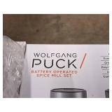 Wolfgang Puck Battery-Powered Spice Mill Set (in original packaging) Wolfgang Puck Battery-Powered Spice Mill Set (in original packaging)