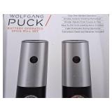 Wolfgang Puck Battery-Powered Spice Mill Set (in original packaging) Wolfgang Puck Battery-Powered Spice Mill Set (in original packaging)