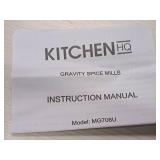 Lot of (2) Kitchen HQ Assorted Grinder / Spice Mills Lot of (2) Kitchen HQ Assorted Grinder / Spice Mills