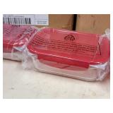 Anchor Hocking® Glass Food Storage Set 6-piece (in original packaging) Anchor Hocking® Glass Food Storage Set 6-piece (in original packaging)