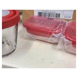 Anchor Hocking® Glass Food Storage Set 6-piece (in original packaging) Anchor Hocking® Glass Food Storage Set 6-piece (in original packaging)