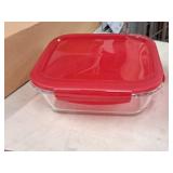 Lot of (2) Lock n Lock® Glass Food Storage Container with Lid Lot of (2) Lock n Lock® Glass Food Storage Container with Lid