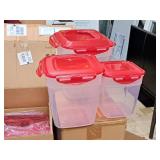 Lot of (3) Lock n Lock® Assorted Plastic Food Storage Containers (in original packaging) Lot of (3) Lock n Lock® Assorted Plastic Food Storage Containers (in original packaging)