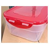 Lot of (4) Lock n Lock® Plastic Food Storage Container with Lid 6"x9"x3-1/2" (in original packaging) Lot of (4) Lock n Lock® Plastic Food Storage Container with Lid 6"x9"x3-1/2" (in original packaging)