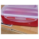 Lot of (4) Lock n Lock® Plastic Food Storage Container with Lid 8"x8"x3-1/2" (in original packaging) Lot of (4) Lock n Lock® Plastic Food Storage Container with Lid 8"x8"x3-1/2" (in original packaging)