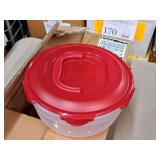 Lot of (2) Lock n Lock® Plastic Food Storage Containers with Lid and Handle 5-1/2"x11" (in original packaging) Lot of (2) Lock n Lock® Plastic Food Storage Containers with Lid and Handle 5-1/2"x11" (in original packaging)