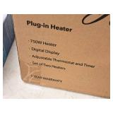 Lot of (2) Hunter Plug-In Heaters (in original packaging) Lot of (2) Hunter Plug-In Heaters (in original packaging)