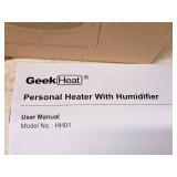 Geek Heat Personal Heater with Humidifier (in original packaging) Geek Heat Personal Heater with Humidifier (in original packaging)
