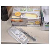 Lot of (2) Assorted Butter Dishes (in original packaging) Lot of (2) Assorted Butter Dishes (in original packaging)