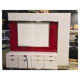 Display Cabinet | Rolling | Lighted | 2-Sided Display Cabinet | Rolling | Lighted | 2-Sided