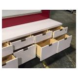 Display Cabinet | Rolling | Lighted | 2-Sided Display Cabinet | Rolling | Lighted | 2-Sided