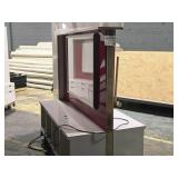 Display Cabinet | Rolling | Lighted | 2-Sided Display Cabinet | Rolling | Lighted | 2-Sided