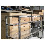 Display Case | Rolling 2-shelf Display Case | Rolling 2-shelf