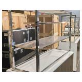 Display Case | Rolling 2-shelf Display Case | Rolling 2-shelf