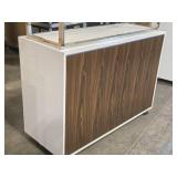Display Case | Rolling 2-shelf Display Case | Rolling 2-shelf
