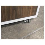 Display Case | Rolling 2-shelf Display Case | Rolling 2-shelf