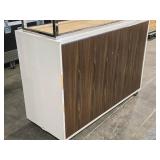 Display Case | Rolling 2-shelf Display Case | Rolling 2-shelf