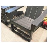Lot of (2) Poly Adirondack Patio Chairs Lot of (2) Poly Adirondack Patio Chairs