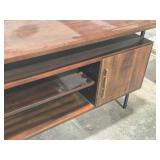 Wood Office Desk with Rolling Office Chair Wood Office Desk with Rolling Office Chair