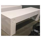 Wooden Display Table on rollers 8 Wooden Display Table on rollers 8