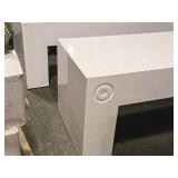 Wooden Display Table on rollers 8 Wooden Display Table on rollers 8