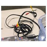 Lot of (1 Tote Bin) A/V Cables, Dimmer Switches (assorted) Lot of (1 Tote Bin) A/V Cables, Dimmer Switches (assorted)