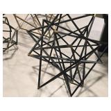 Lot of (3) Modern theme Metal Home Décor (assorted) Lot of (3) Modern theme Metal Home Décor (assorted)