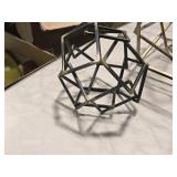 Lot of (3) Modern theme Metal Home Décor (assorted) Lot of (3) Modern theme Metal Home Décor (assorted)